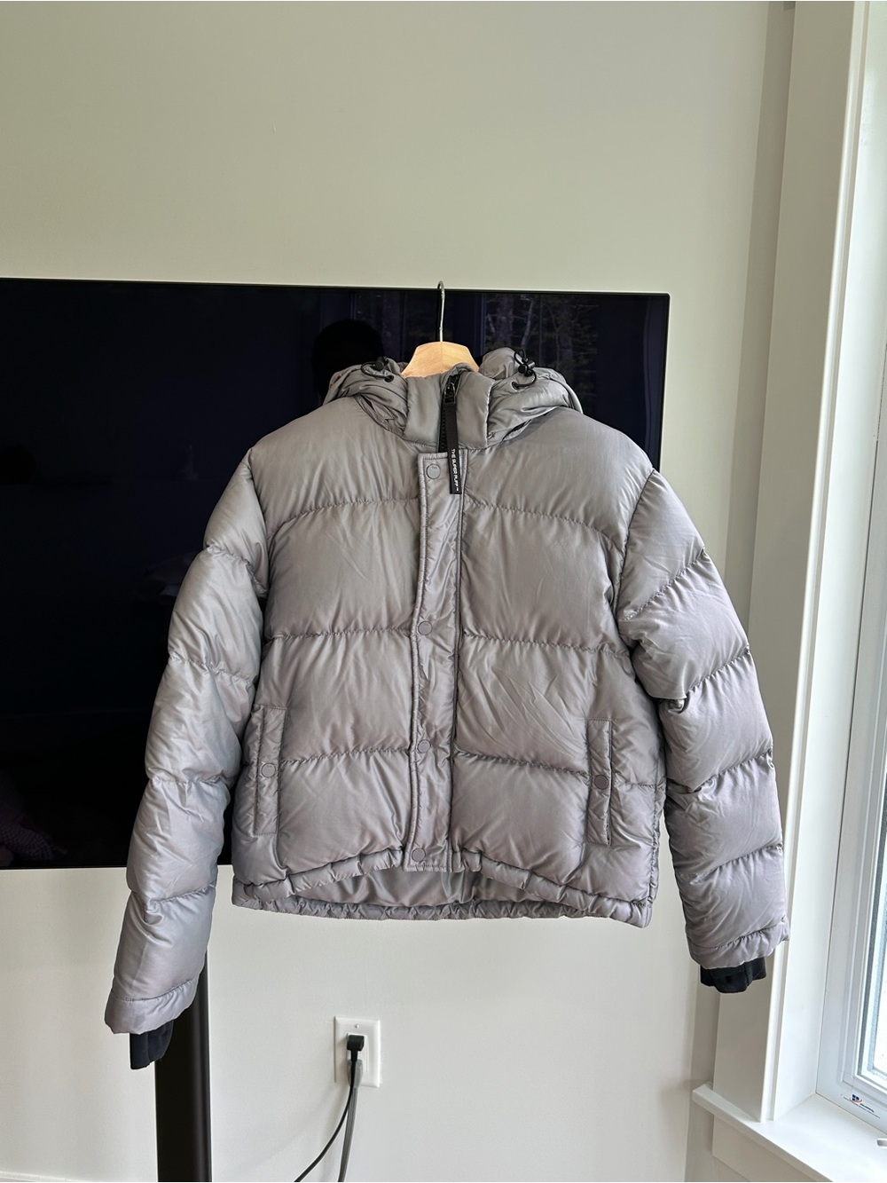 Aritzia Quilted Hooded Puffer Jacket